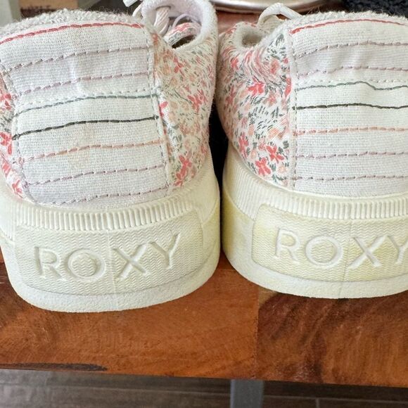 Roxy Roxy Rae Shoe-Natural/Crazy Pink sz 8.5 - Picture 2 of 4